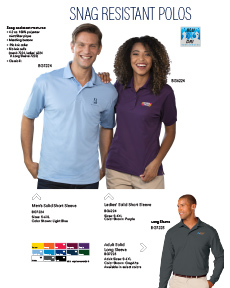 Snag Resistant Polos