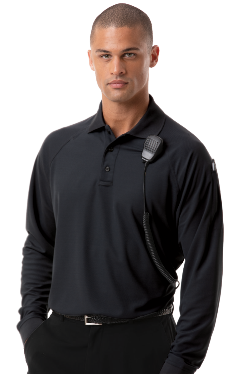 Adult L/S Tactical Polo-Blue Generation