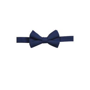 MENS TEFLON TREATED BOW TIE  -  NAVY ONE SIZE TIE SOLID