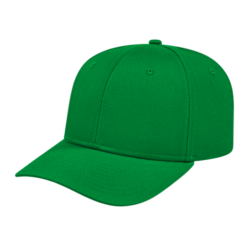 ORIGINAL POLY/COTTON SNAP BACK CAP ADULT KELLY GREEN