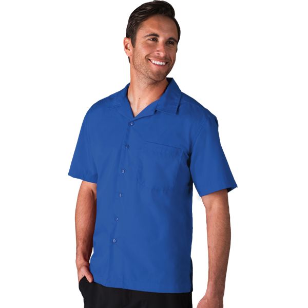 3100-FRE-XS-SOLID|BG3100|Men's Solid Poplin Camp Shirt