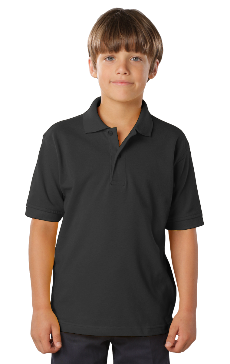 Youth Soft Touch Pique Polo-Blue Generation