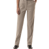 LADIES FLAT FRONT TEFLON TREATED TWILL PANTS  -  KHAKI LENGTH 28 WAIST 2