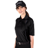 LADIES IL-50 TACTICAL POLO  -  BLACK 2 EXTRA LARGE SOLID