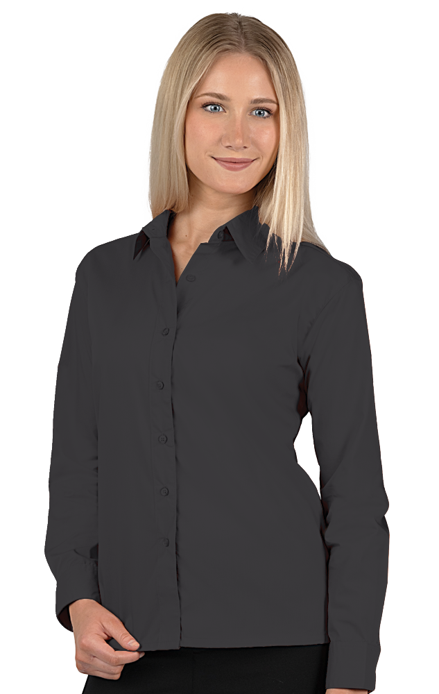 Ladies&#8216; L/S Value Poplin Shirt-Blue Generation