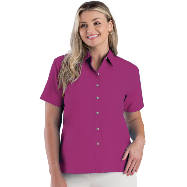 6216S-BER-XS-SOLID|BG6216S|Ladies' S/S Superblend Poplin Shirt with ...