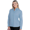 LADIES LONG SLEEVE TEFLON TWILL  -  LIGHT BLUE 2 EXTRA LARGE SOLID