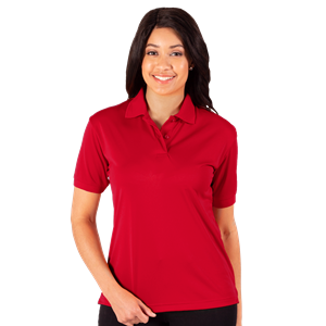 6224-RED-S-SOLID|BG6224|Ladies' Snag Resistant Wicking Polo