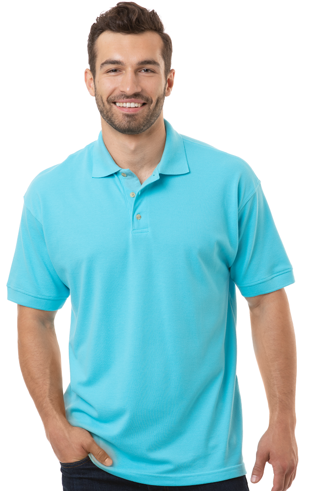 Men&#8216;s Superblend S/S Polo-Blue Generation