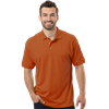 MENS SHORT SLEEVE SUPERBLEND PIQUE NO POCKET  -  BURNT ORANGE 10 EXTRA LARGE SOLID