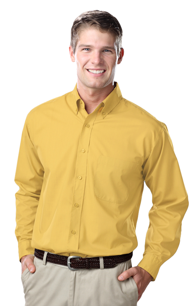 7210-MAI-S-SOLID|BG7210|Men's L/S Value Poplin Shirt