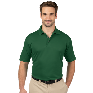 MENS SOLID WICKING POLO  -  HUNTER 3 EXTRA LARGE SOLID