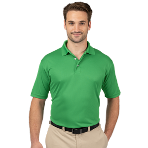 MENS SOLID WICKING POLO  -  KELLY EXTRA LARGE SOLID