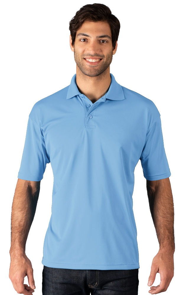 Polo Resistant S/S 7224-LIG-L-SOLID|BG7224|Men\'s Wicking Snag