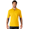 MENS WICKING SOLID SNAG RESIST POLO   -  YELLOW EXTRA LARGE SOLID
