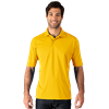 MENS WICKING SOLID SNAG RESIST POLO   -  YELLOW 2 EXTRA LARGE SOLID