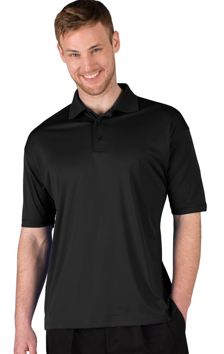 7231-BLA-S-SOLID|BG7231|Men’s Ultra-Lux Polo