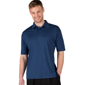 MENS ULTRA LUX POLO  -  NAVY 2 EXTRA LARGE SOLID