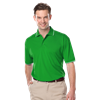 MENS WICKING PIPED POLO  -  KELLY 2 EXTRA LARGE SOLID