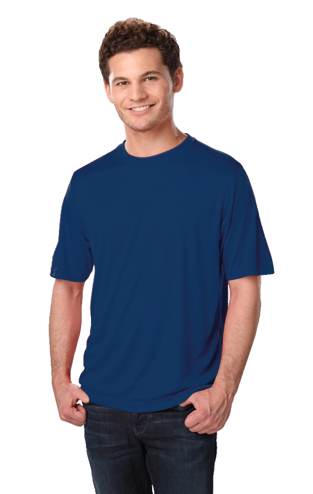 7302-NAV-XXS-SOLID|BG7302|Adult Value Wicking Crew Neck Tee