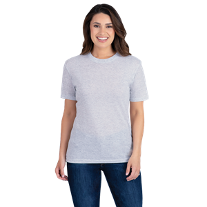 ADULT TRIBLEND SHORT SLEEVE CREW NECK TEE  -  LIGHT GREY 2 EXTRA LARGE SOLID