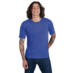 ADULT TRIBLEND SHORT SLEEVE CREW NECK TEE  -  ROYAL 2 EXTRA LARGE SOLID