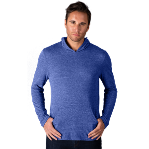 ADULT TRIBLEND PULLOVER HOODIE  -  ROYAL 2 EXTRA LARGE SOLID