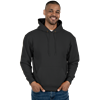 ADULT FLEECE PULLOVER HOODIE  -  BLACK 2 EXTRA LARGE SOLID
