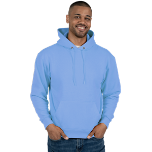 ADULT FLEECE PULLOVER HOODIE  -  CAROLINA BLUE 2 EXTRA LARGE SOLID