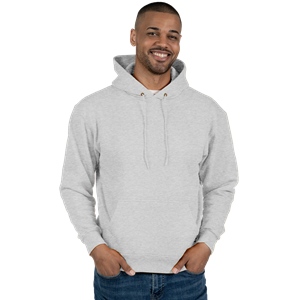 ADULT FLEECE PULLOVER HOODIE  -  HEATHER GREY 2 EXTRA LARGE SOLID