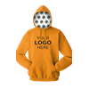 YOUR LOGO HERE FLEECE PULLOVER HOODIE GOLD 2 EXTRA LARGE SOLID