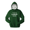 YOUR LOGO HERE FLEECE PULLOVER HOODIE HUNTER 2 EXTRA LARGE SOLID