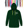 CUSTOM DRAWSTRING ZIP-UP HOODIE HUNTER 2 EXTRA LARGE SOLID