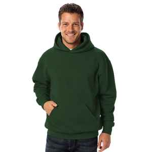 ADULT FLEECE PULL OVER HOODIE HUNTER SMALL SOLID