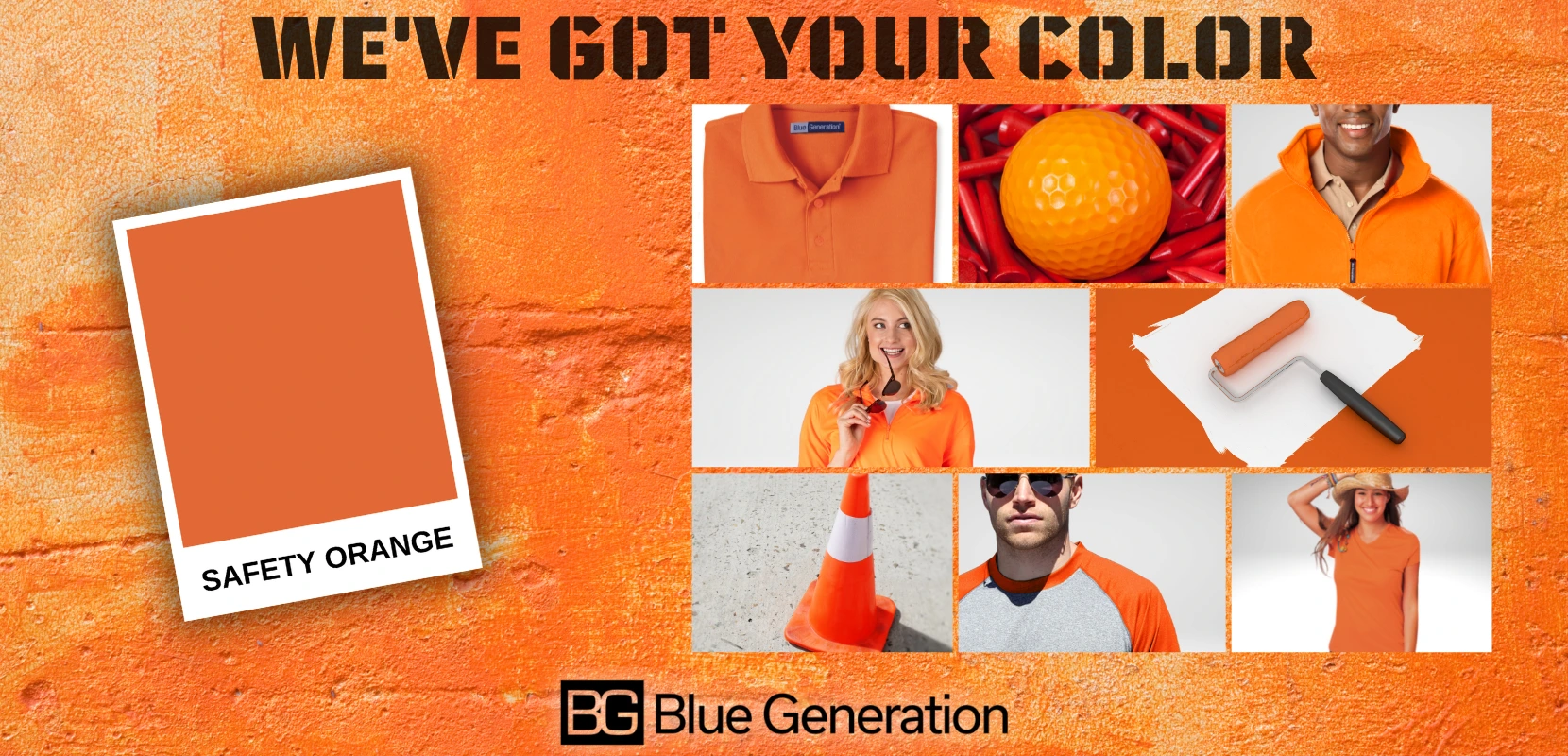 Blue Generation -  Safety Orange