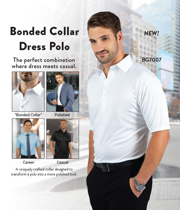 Bonded Collar Dress Polo